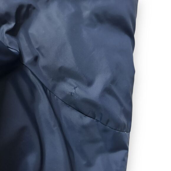 VTG Skitique Puffer Coat Ski Jacket Blue Goose Down Blue Sz Large Made in Japan - Picture 16 of 16